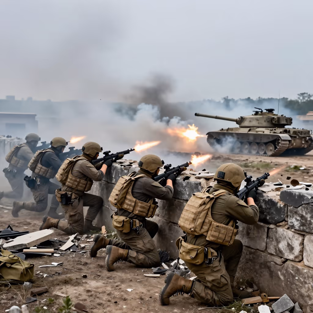 Visual example for Kampfhandlung: die Kampfhandlung