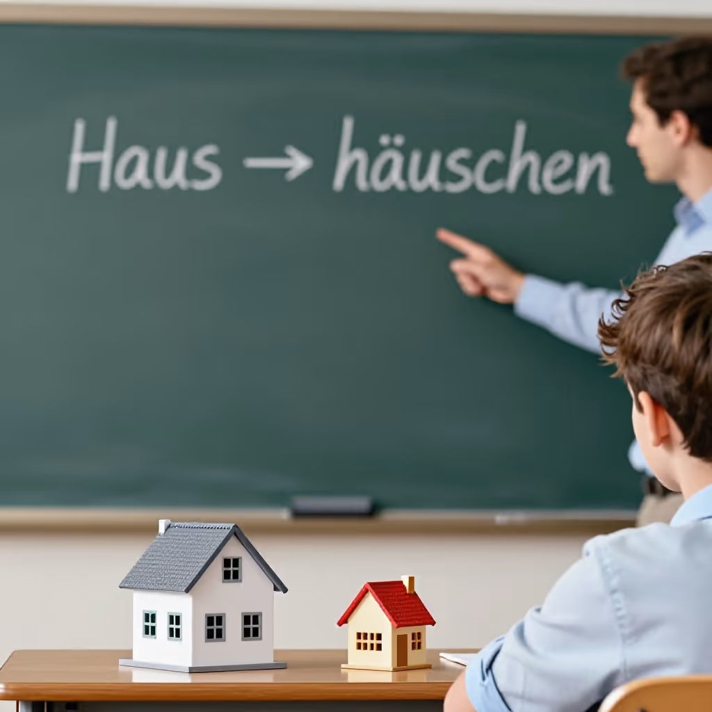 Visual example for Verkleinerung: die Verkleinerung