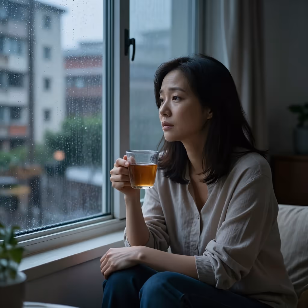 Visual example for melancholisch: melancholisch