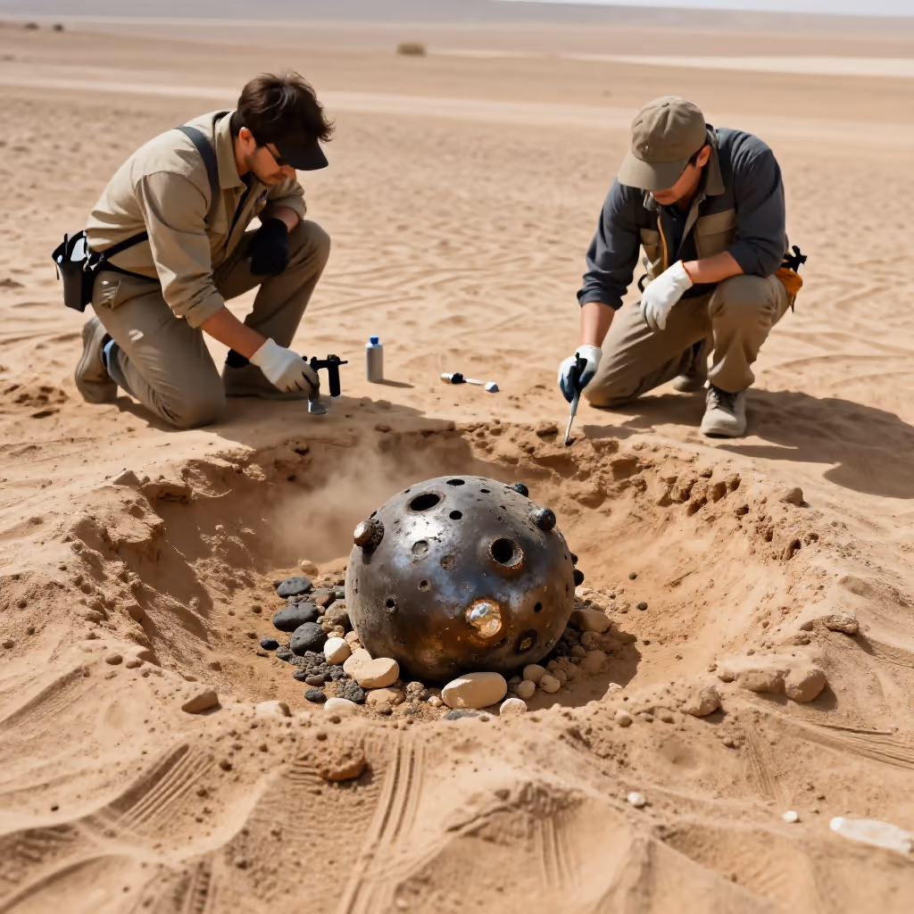 Visual example for Meteorit: der Meteorit