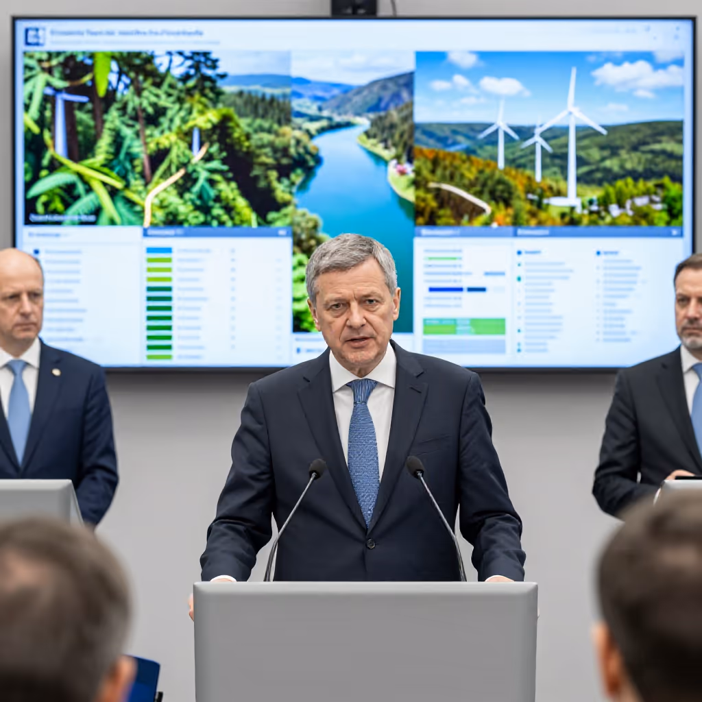 Visual example for Umweltminister: der Umweltminister