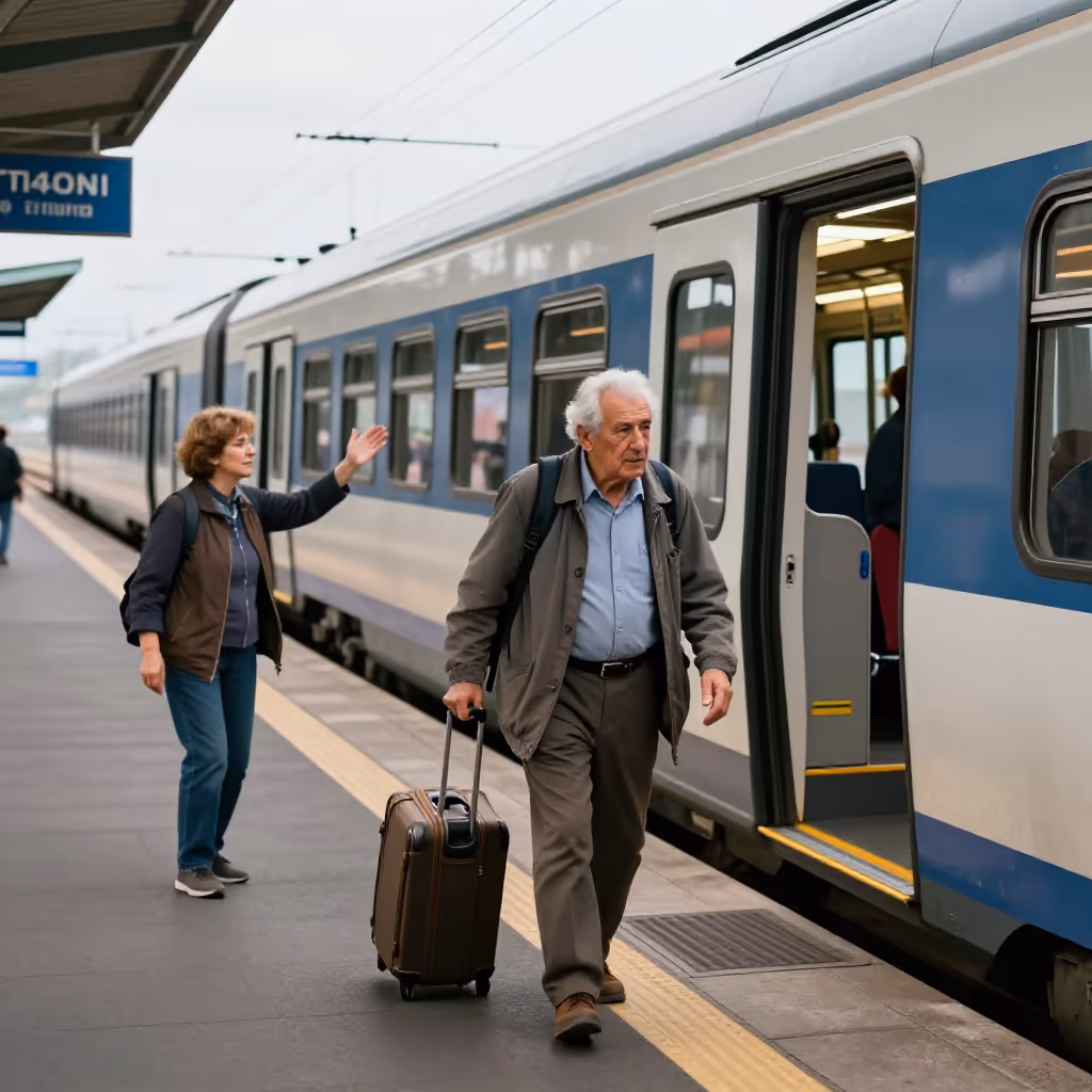 Visual example for zurechtkommen: zurechtkommen