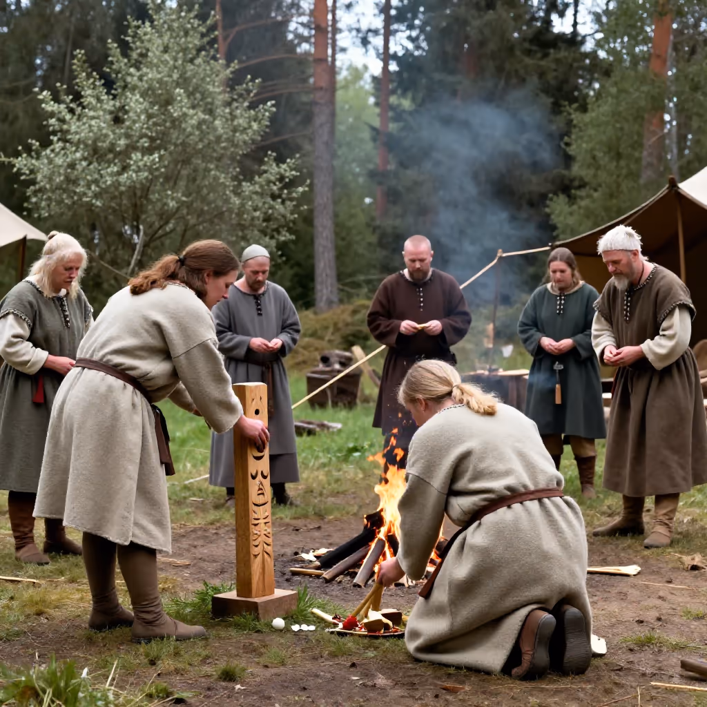 Visual example for heidnisch: heidnisch