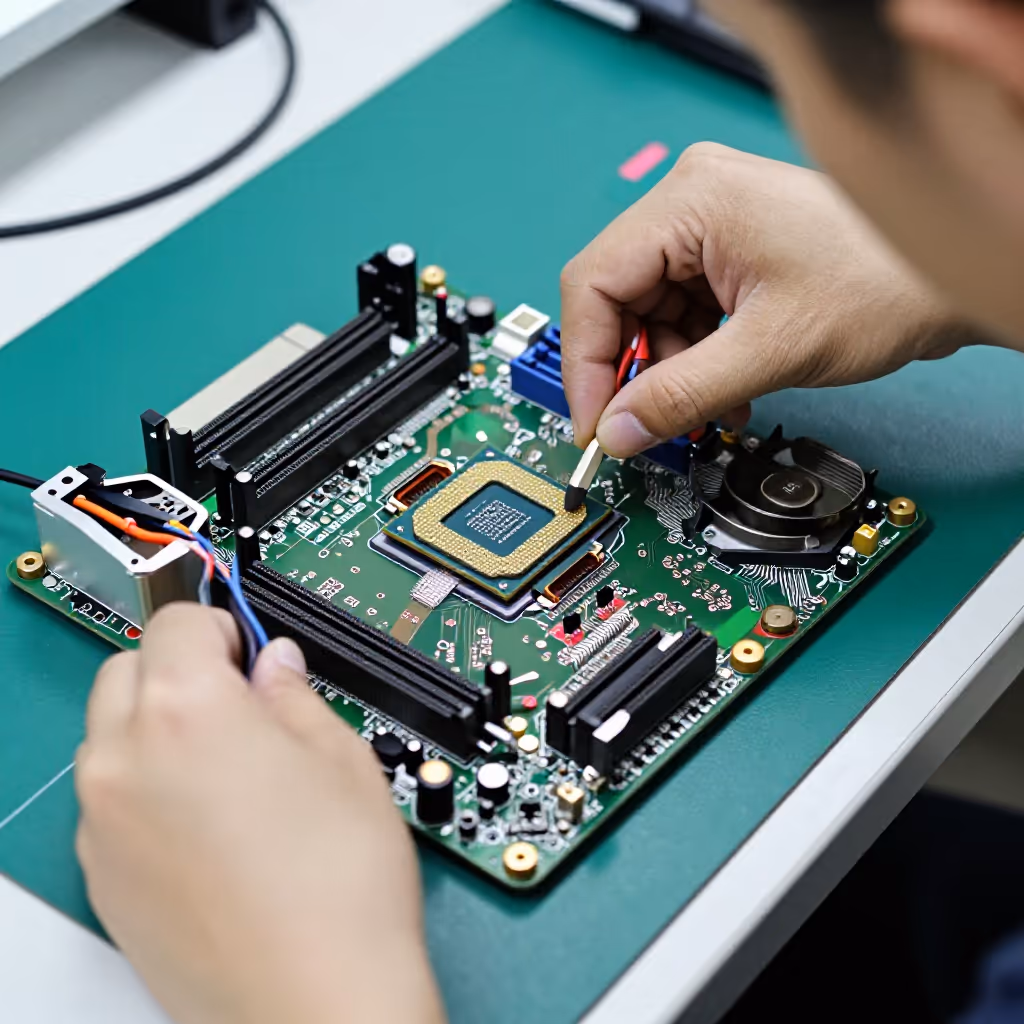 Visual example for Mainboard: das Mainboard