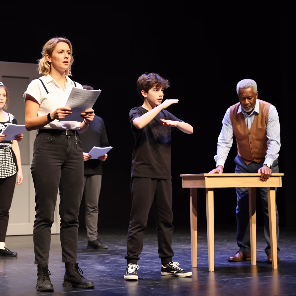 Visual example for Theatergruppe: die Theatergruppe