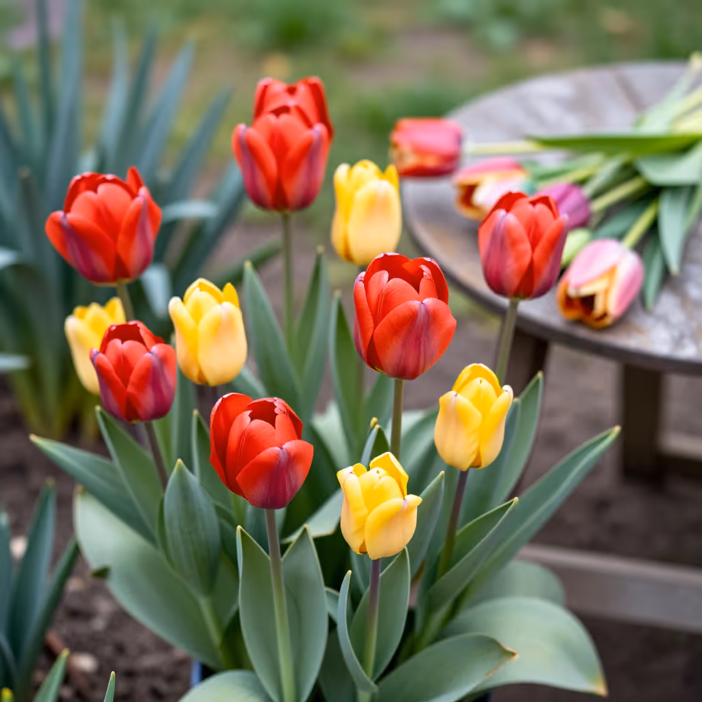 Visual example for Tulpe: die Tulpe