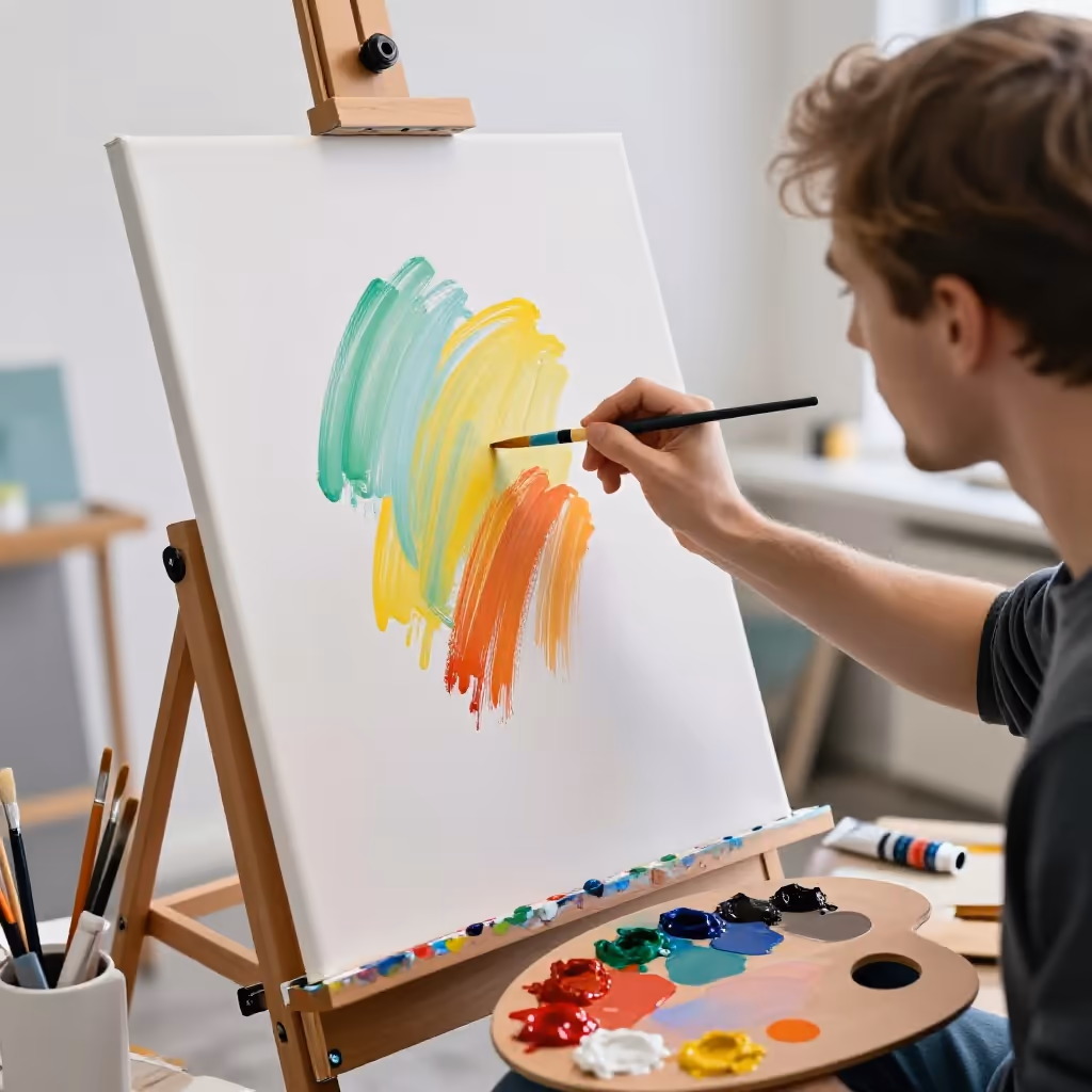 Visual example for Acryl: das Acryl