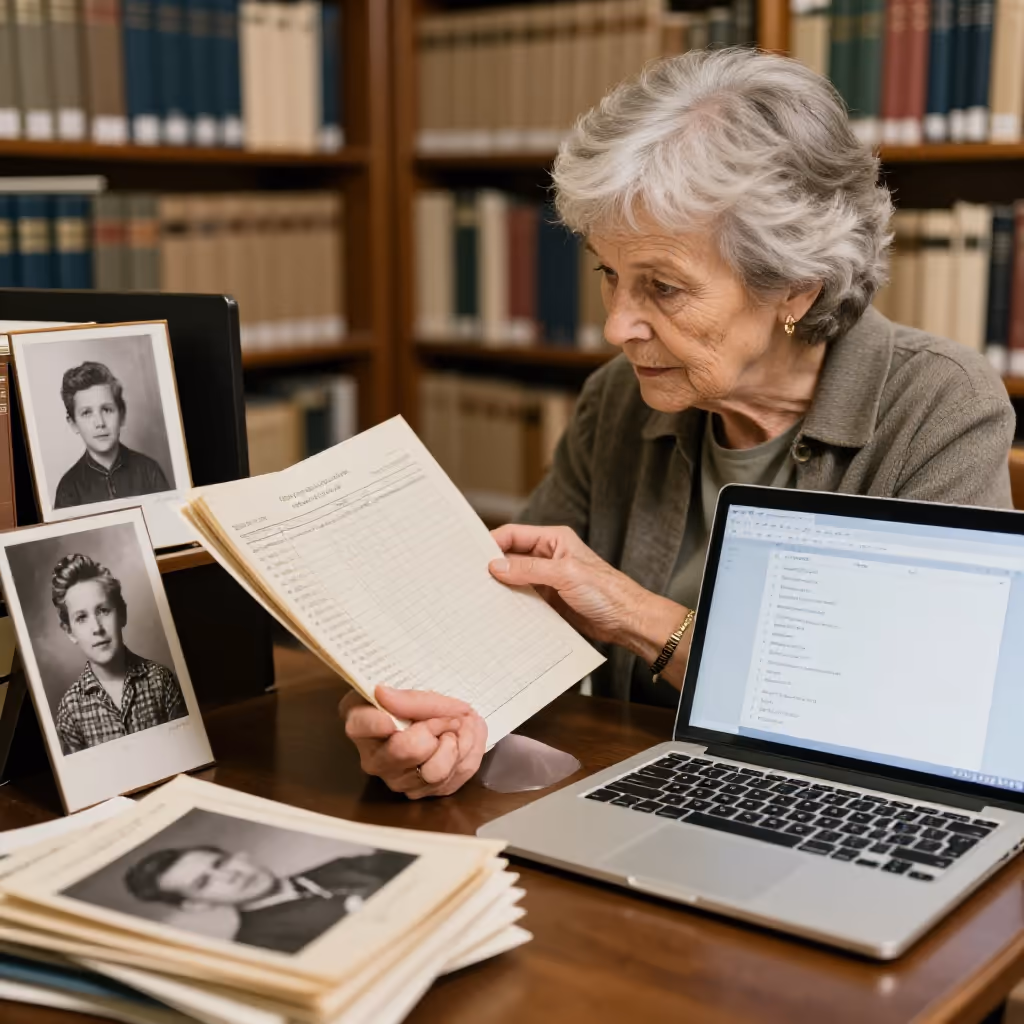 Visual example for Genealogie: die Genealogie