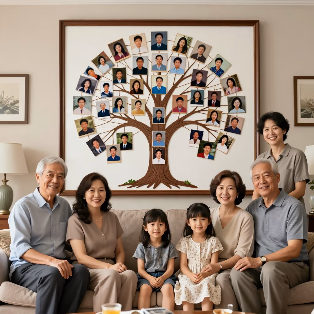 Visual example for Genealogie: die Genealogie