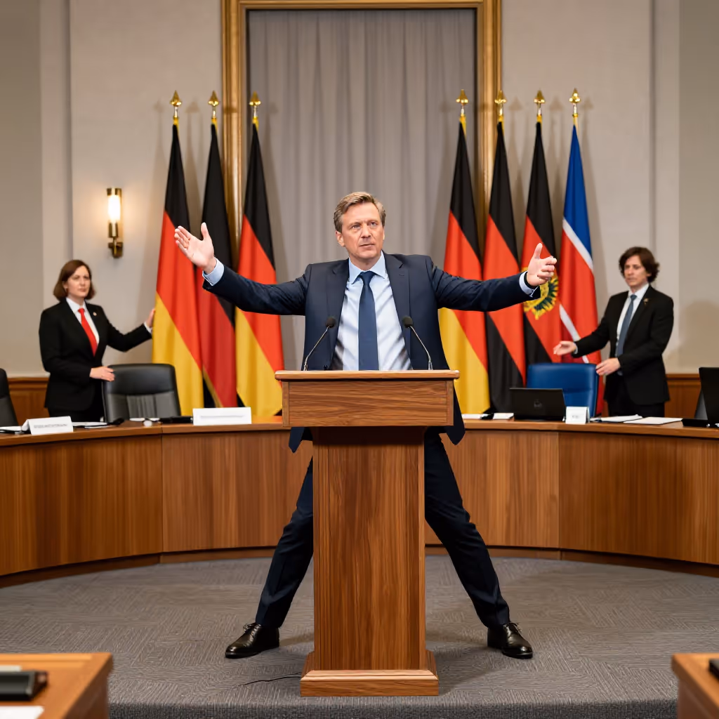 Visual example for stilisieren: jemanden/etwas zu etwas stilisieren