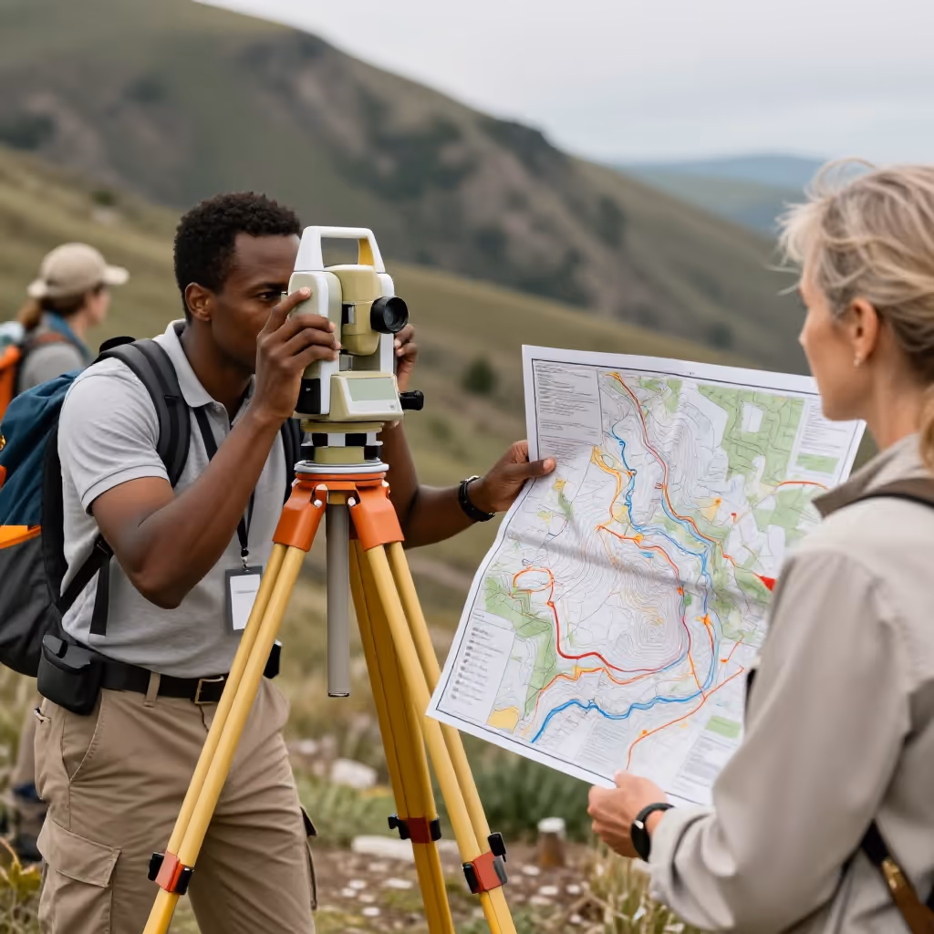 Visual example for topographisch: topographisch