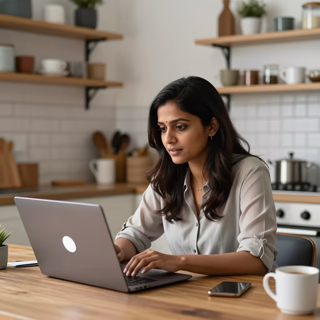 Visual example for Homeoffice: das Homeoffice