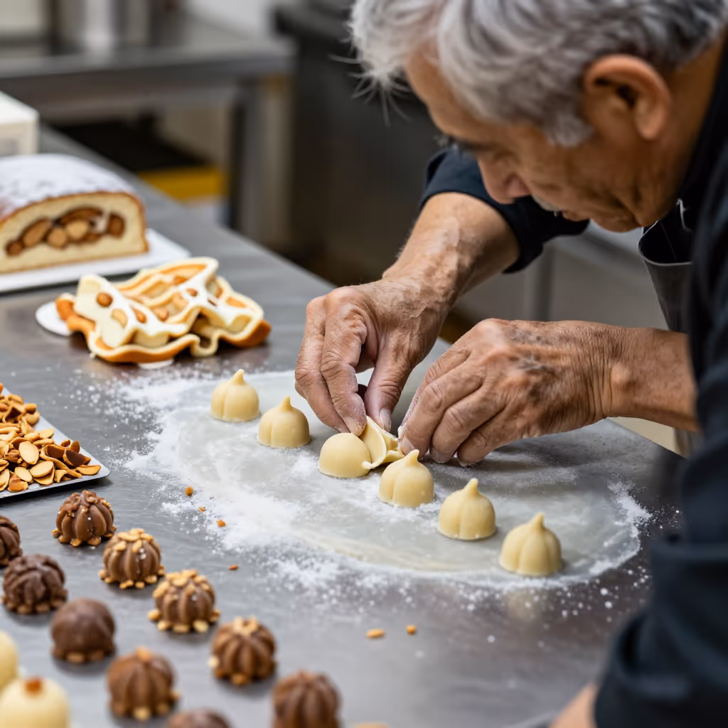Visual example for Marzipan: das Marzipan