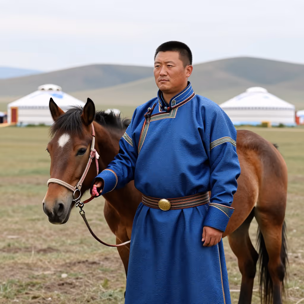 Visual example for Mongole: der Mongole