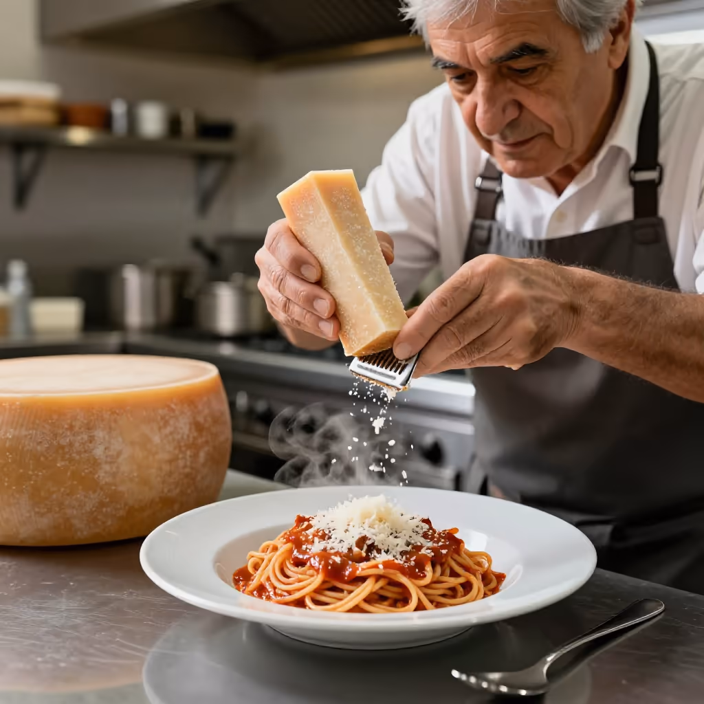 Visual example for Parmesan: der Parmesan