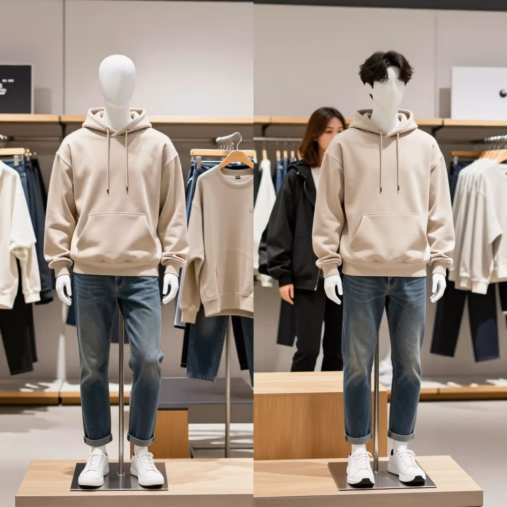 Visual example for unisex: unisex