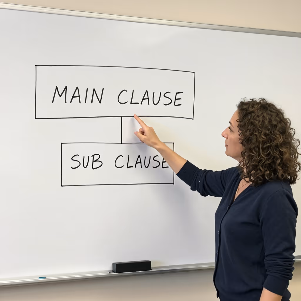 Visual example for Unterordnung: die Unterordnung