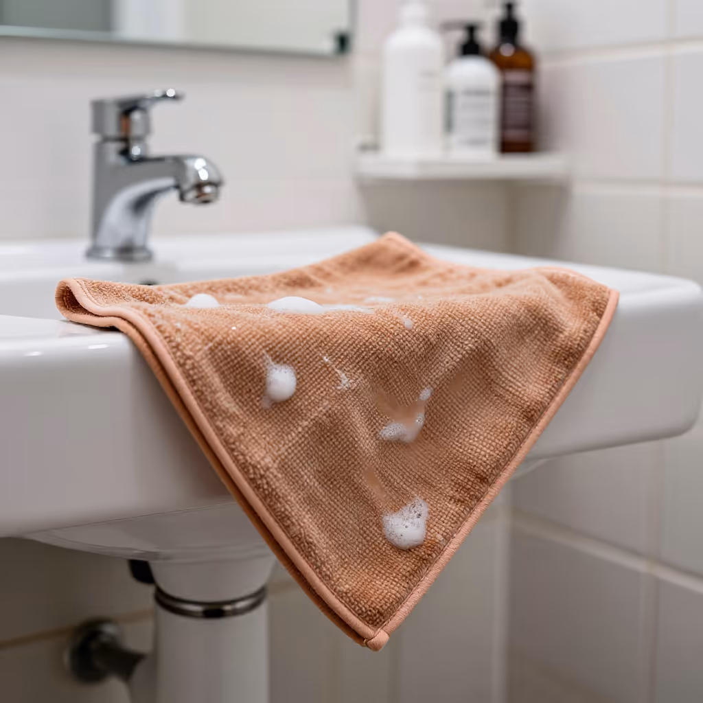 Visual example for Waschlappen: der Waschlappen