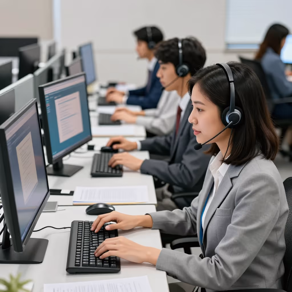 Visual example for Callcenter: das Callcenter