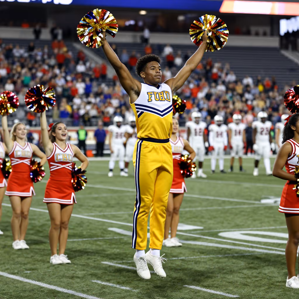 Visual example for Cheerleader: der Cheerleader