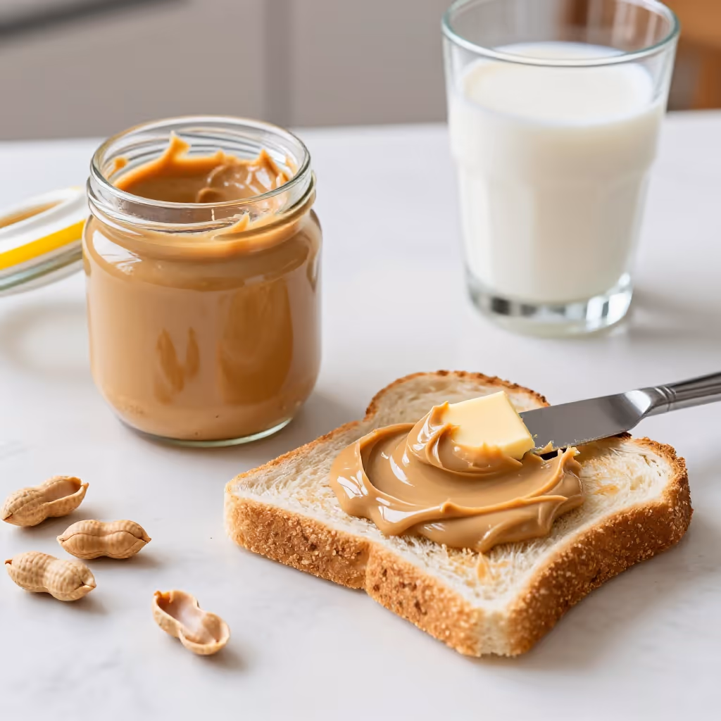 Visual example for Erdnussbutter: die Erdnussbutter