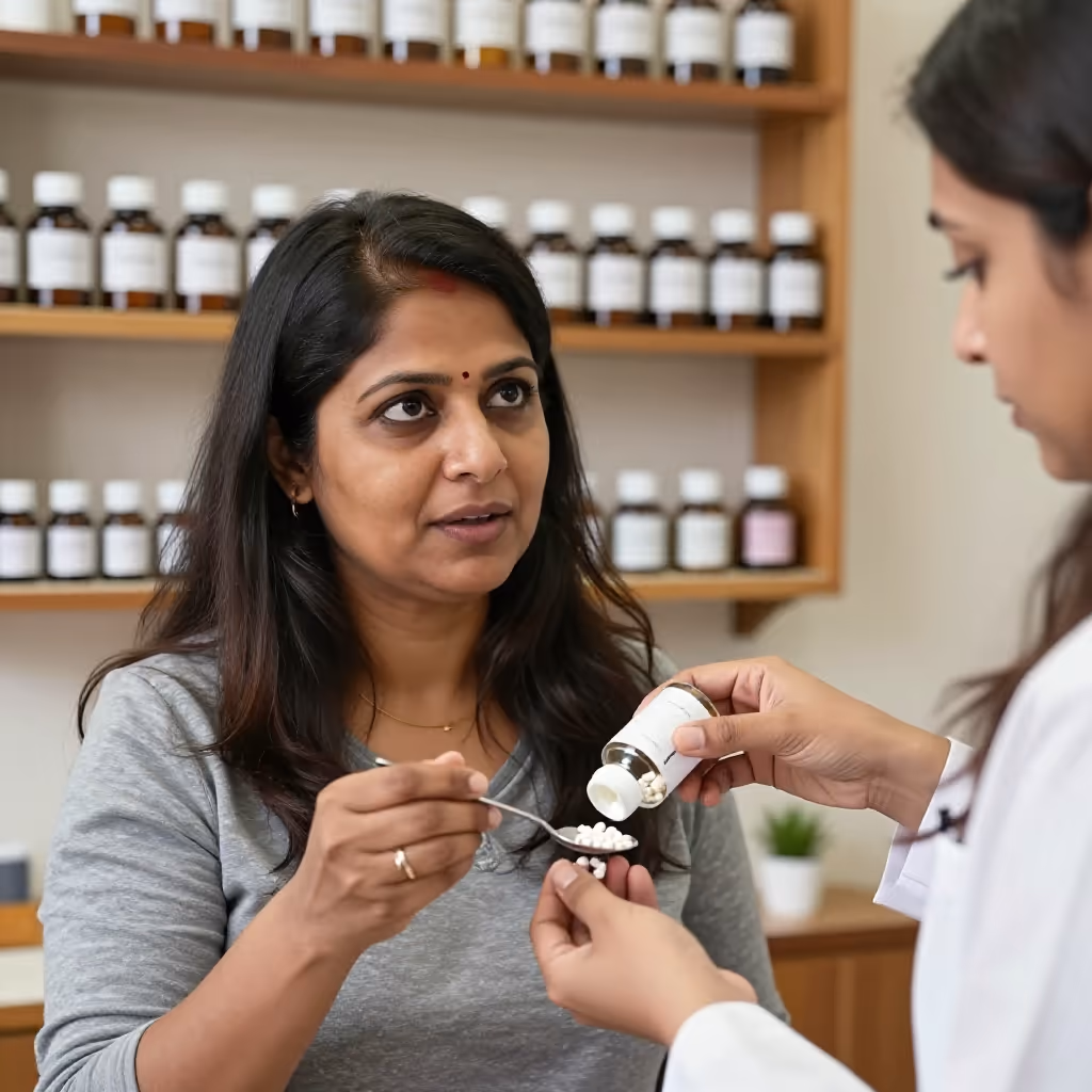 Visual example for homöopathisch: homöopathisch