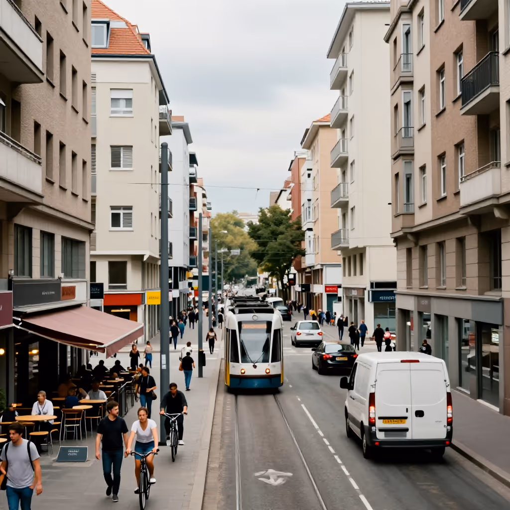 Visual example for innerstädtisch: innerstädtisch