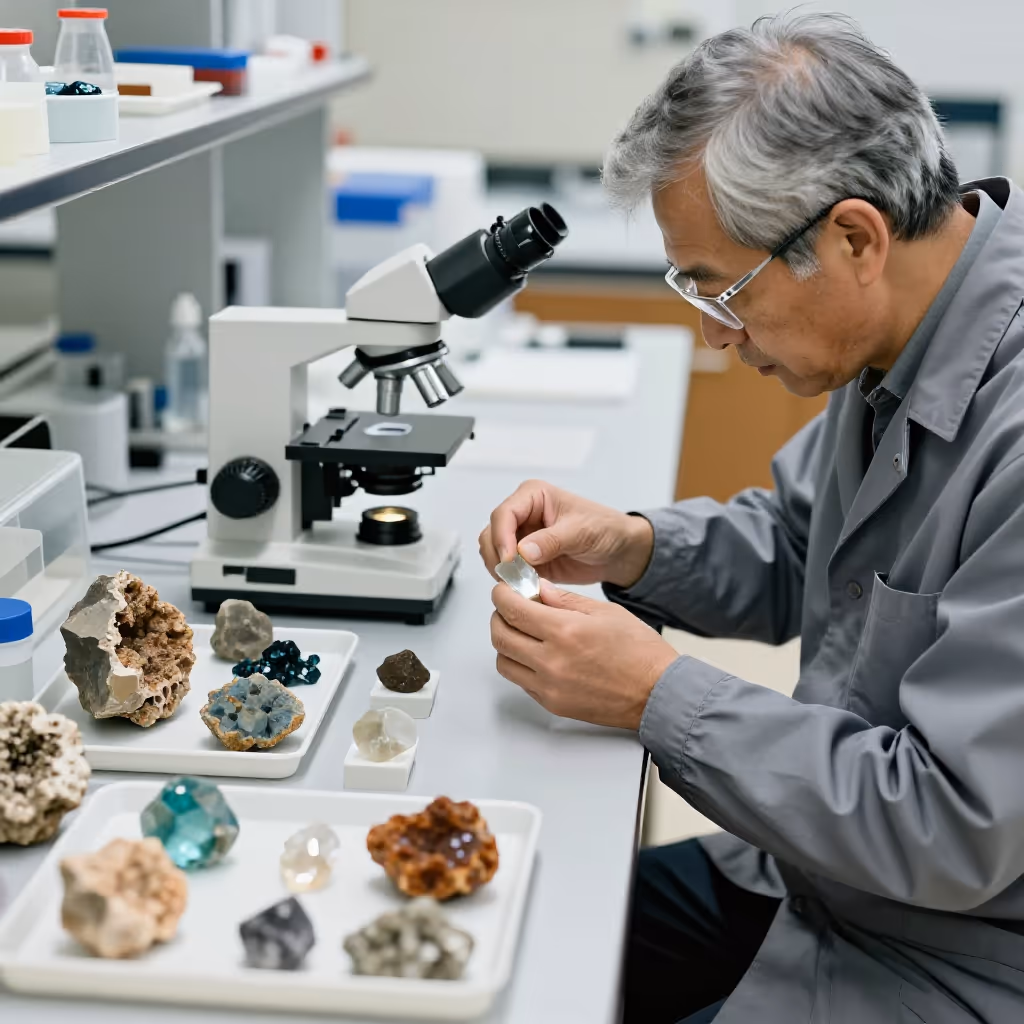 Visual example for Mineralogie: die Mineralogie