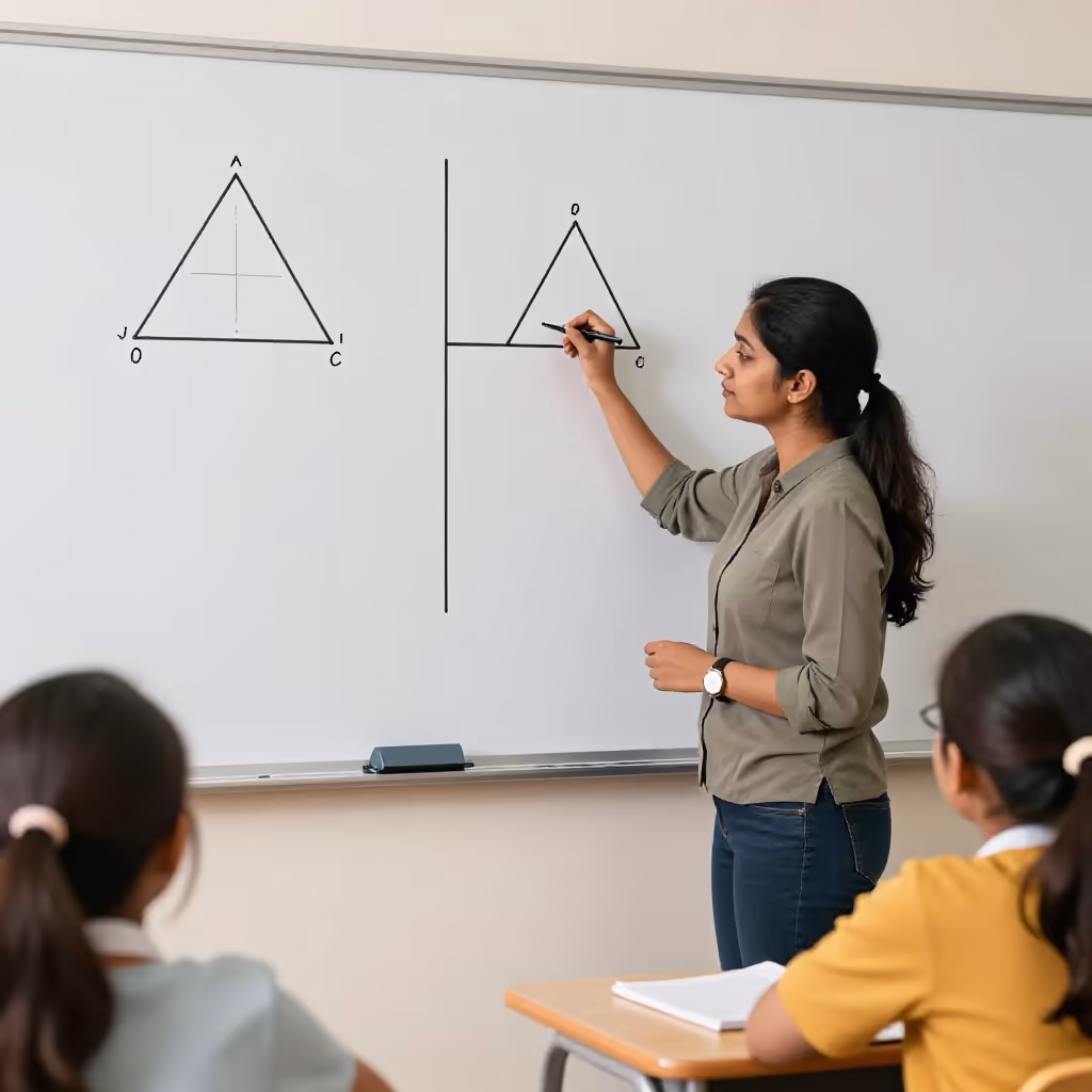 Visual example for Spiegelung: die Spiegelung