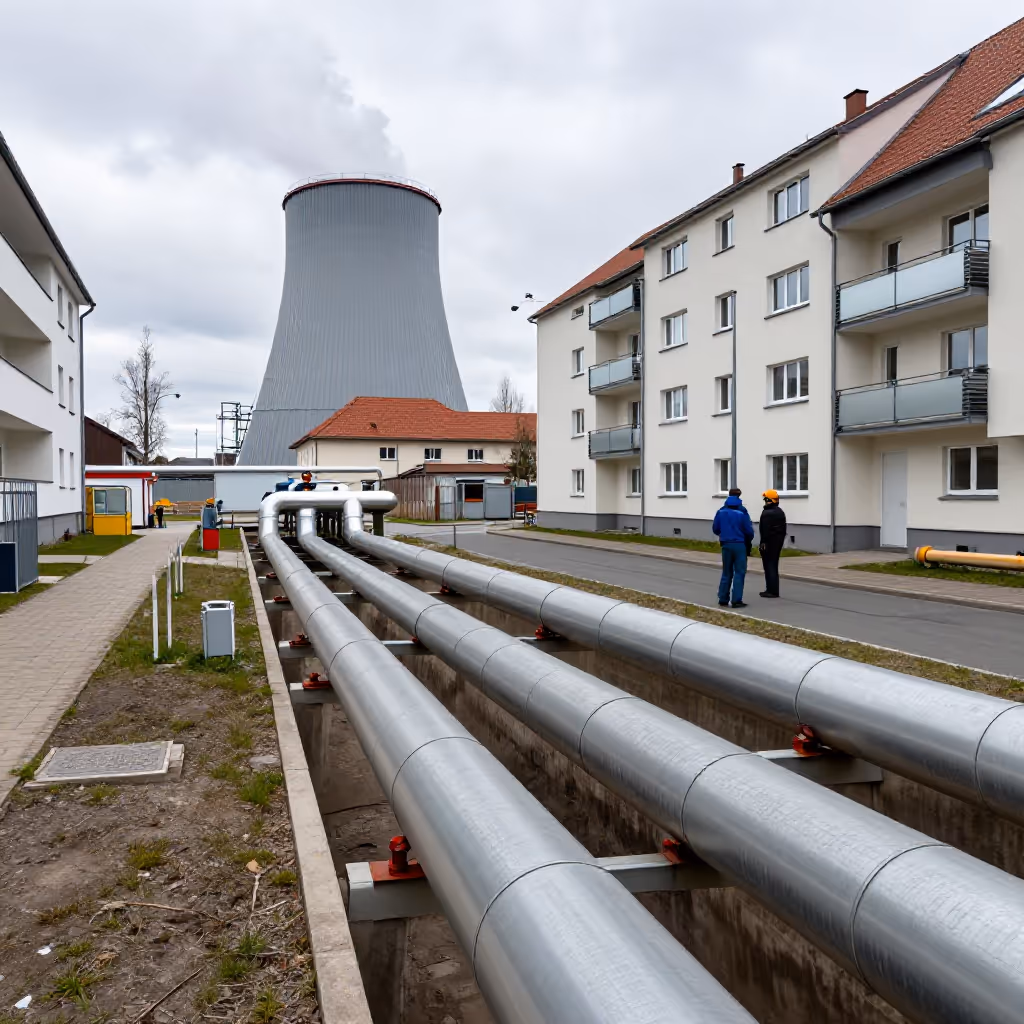 Visual example for Fernwärme: die Fernwärme