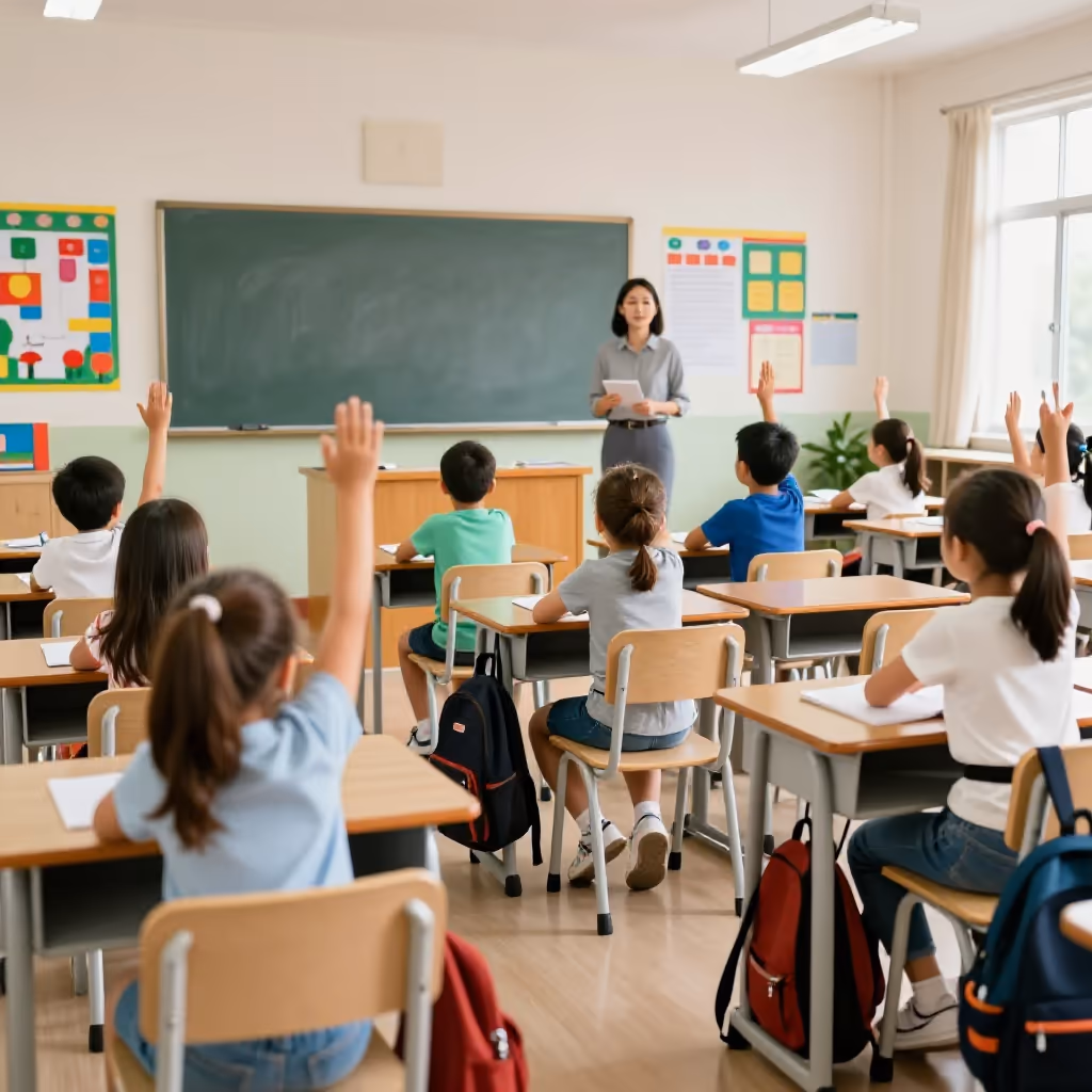 Visual example for Klassenraum: der Klassenraum
