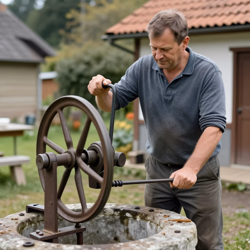 Visual example for Kurbel: die Kurbel