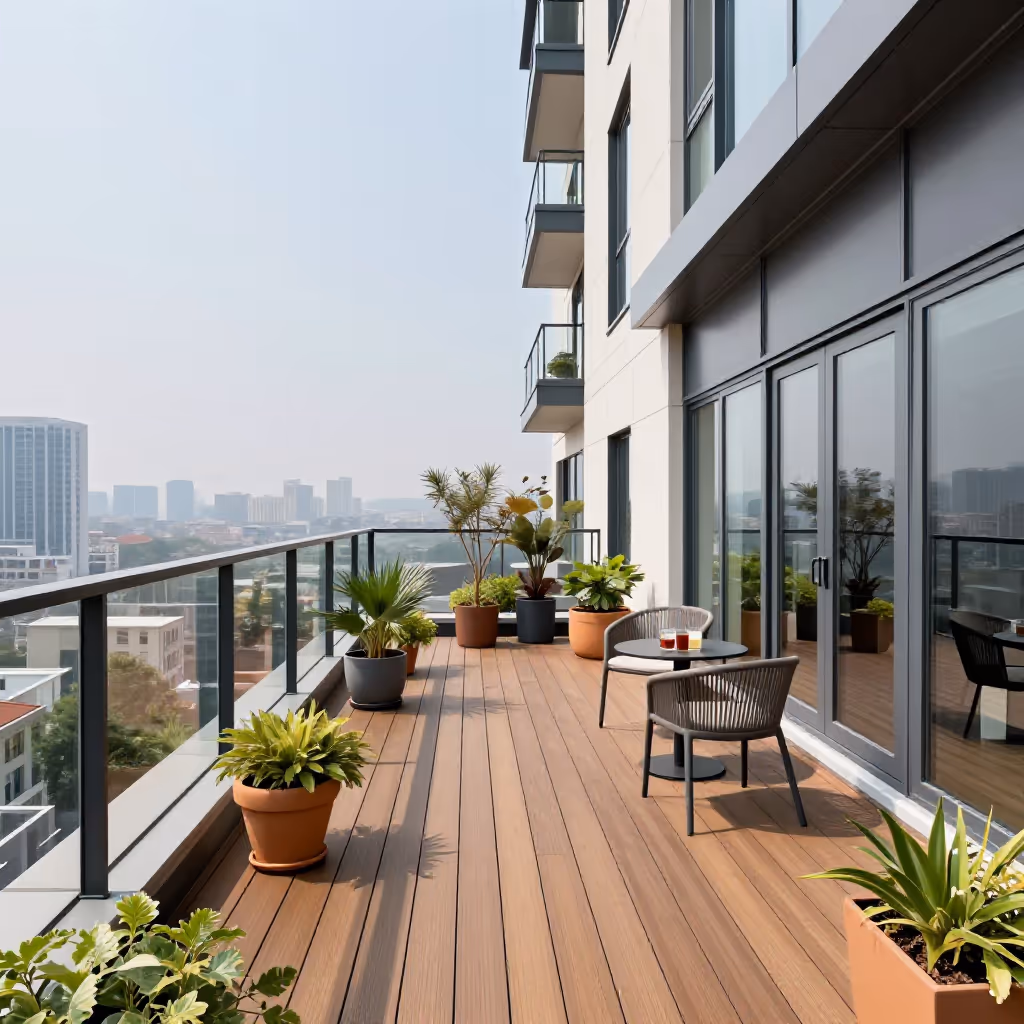 Visual example for Dachterrasse: die Dachterrasse