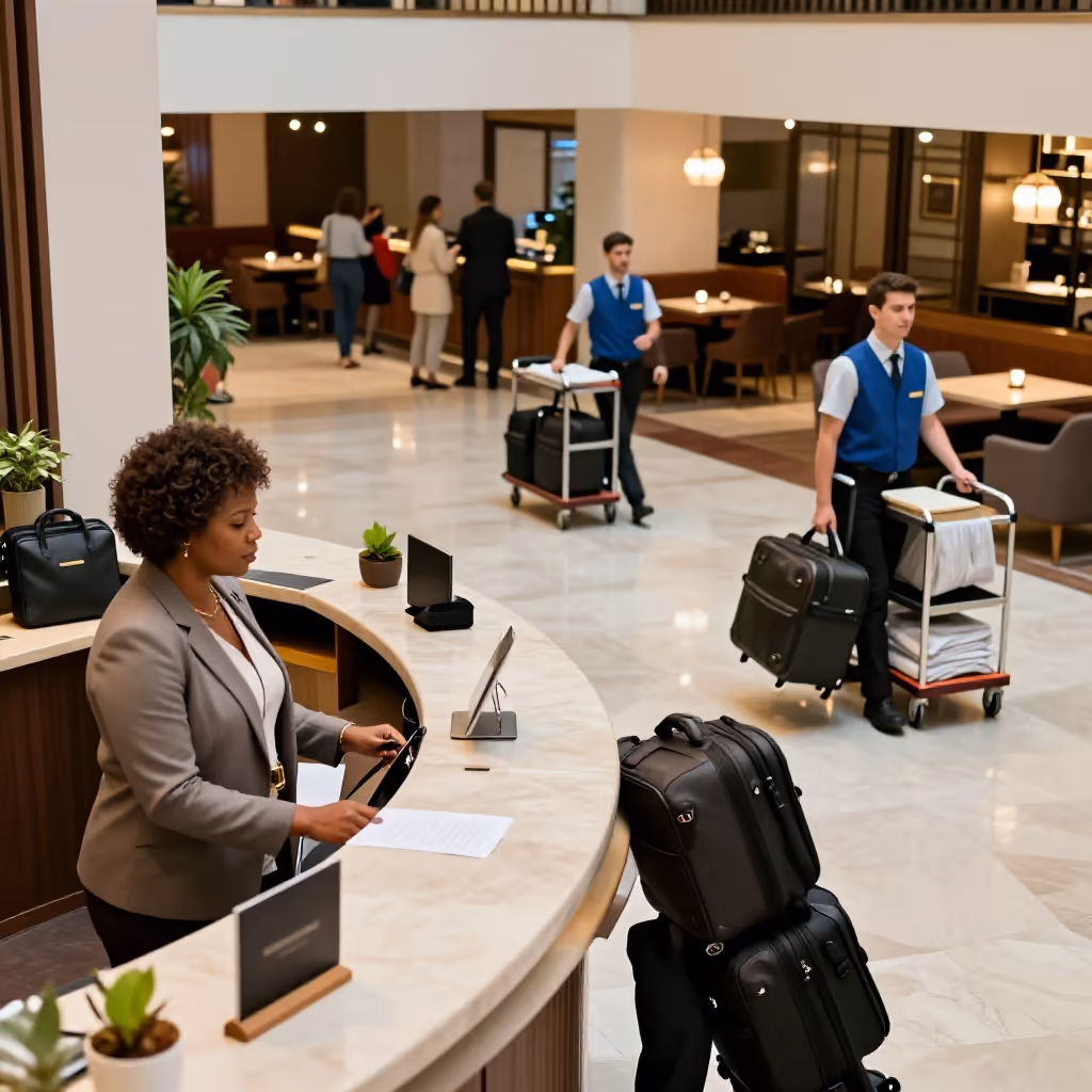 Visual example for Hotellerie: die Hotellerie