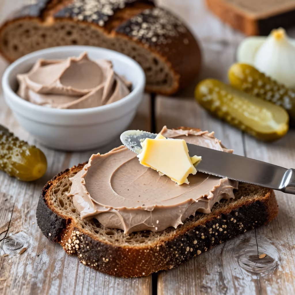 Visual example for Leberwurst: die Leberwurst
