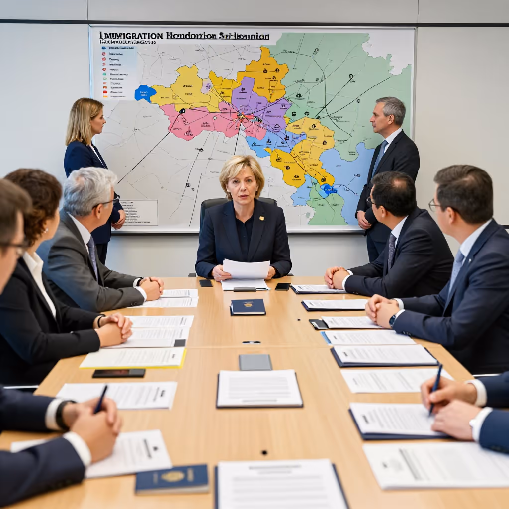 Visual example for Migrationspolitik: die Migrationspolitik