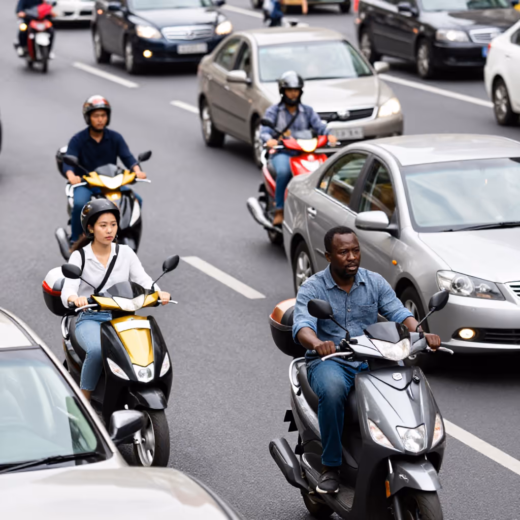 Visual example for motorisiert: motorisiert