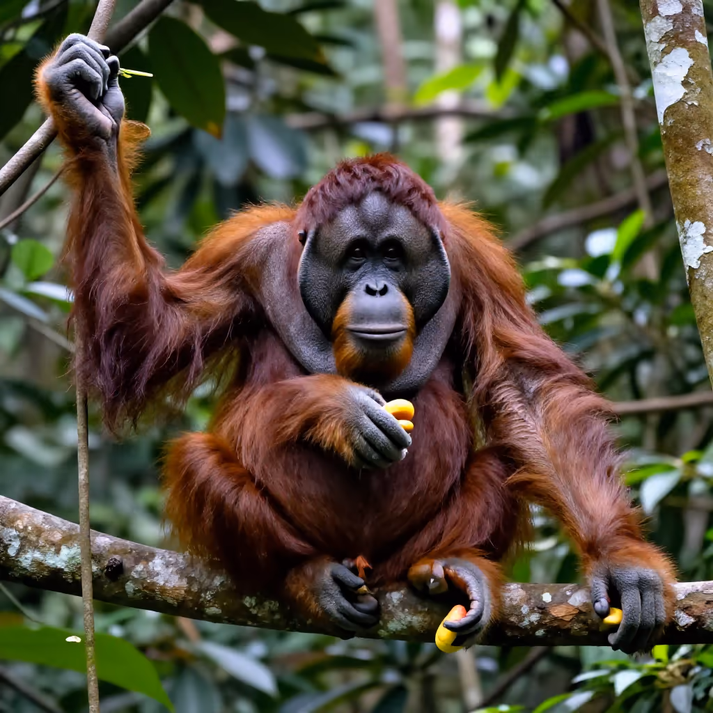 Visual example for Orang: der Orang