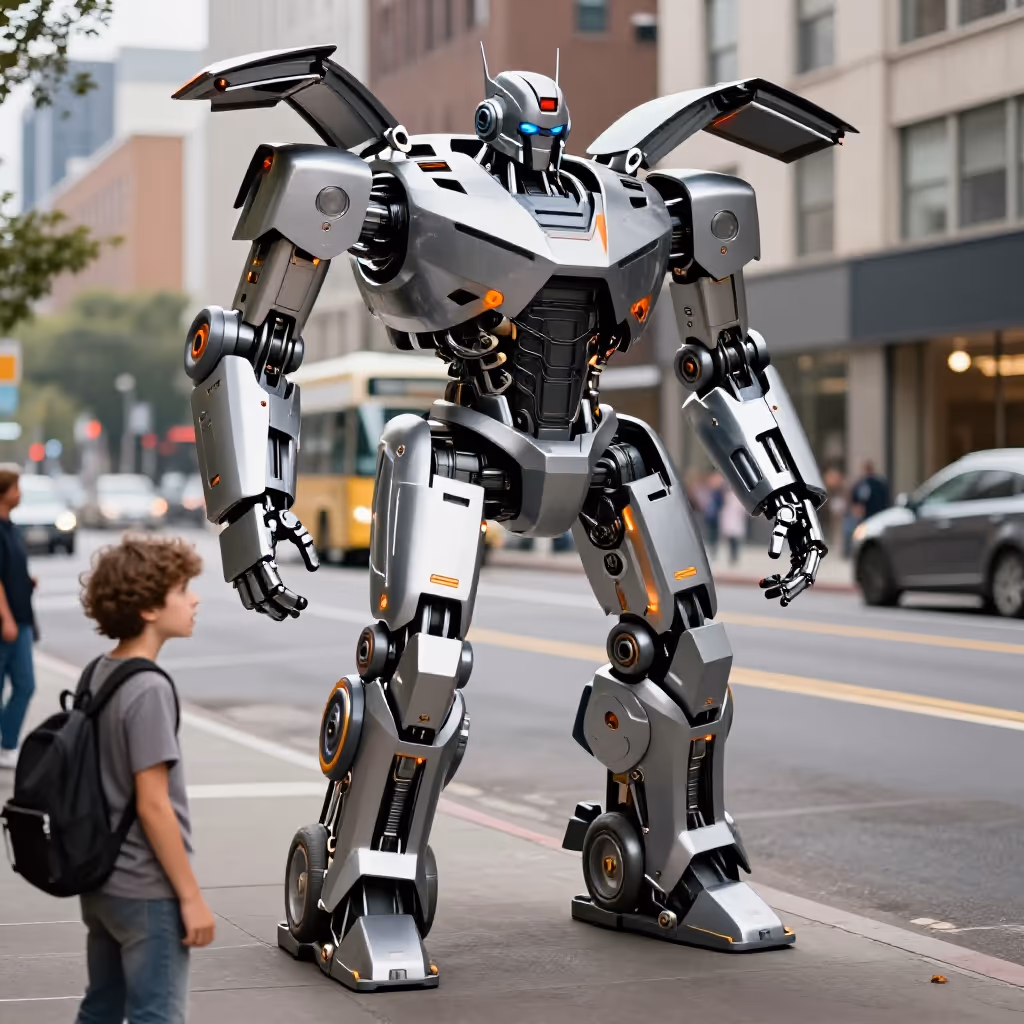 Visual example for Transformer: der Transformer