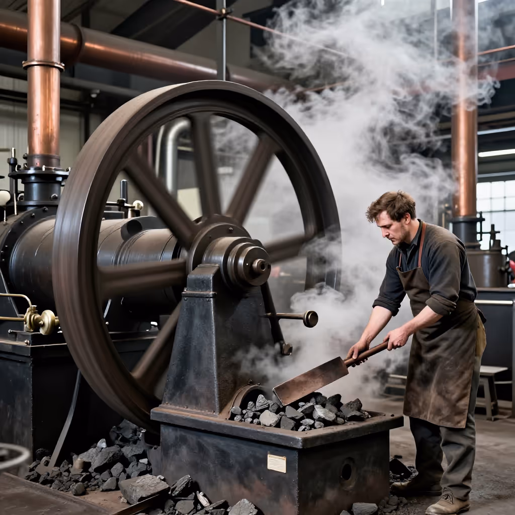 Visual example for Dampfmaschine: die Dampfmaschine