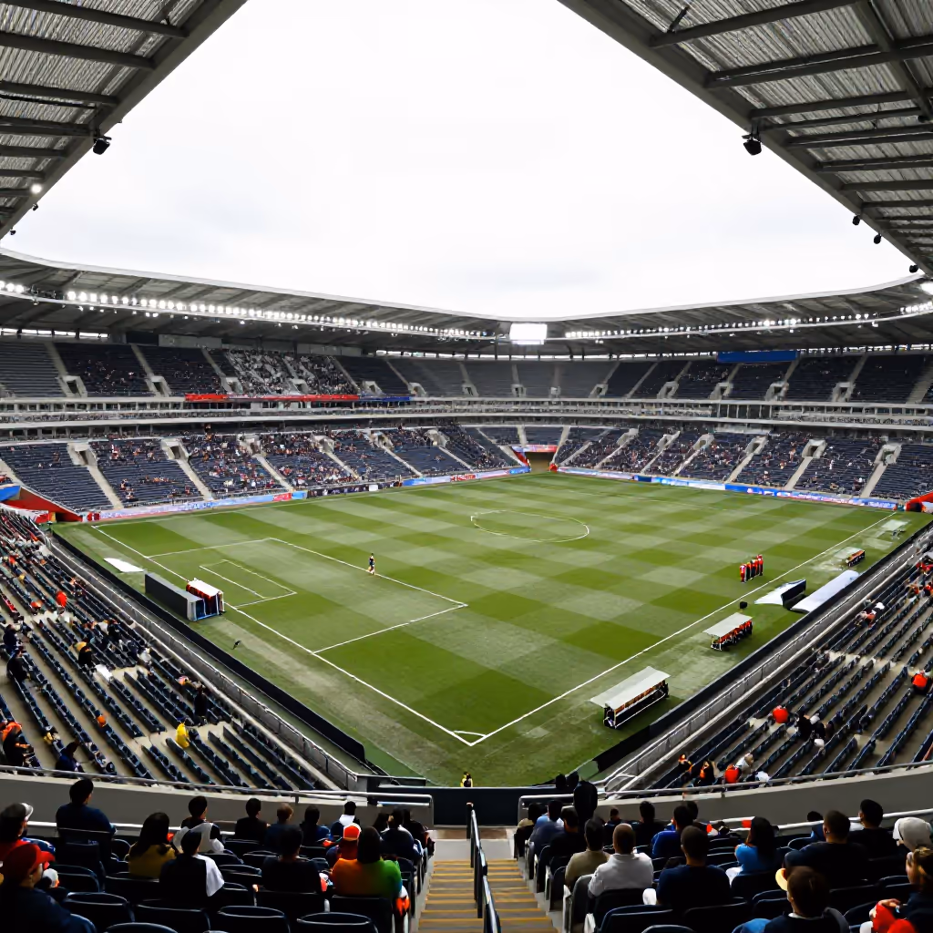 Visual example for Fussballstadion: das Fussballstadion