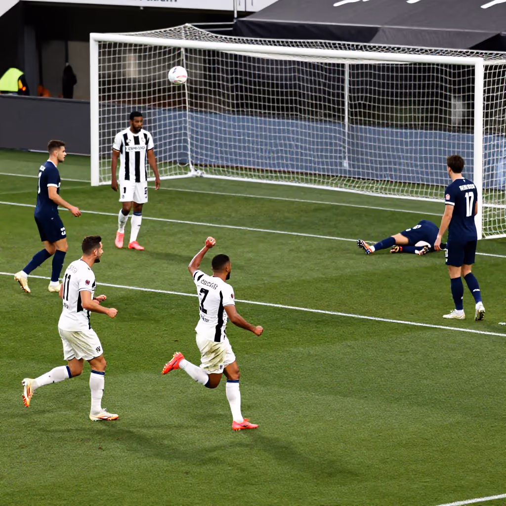Visual example for Hattrick: der Hattrick