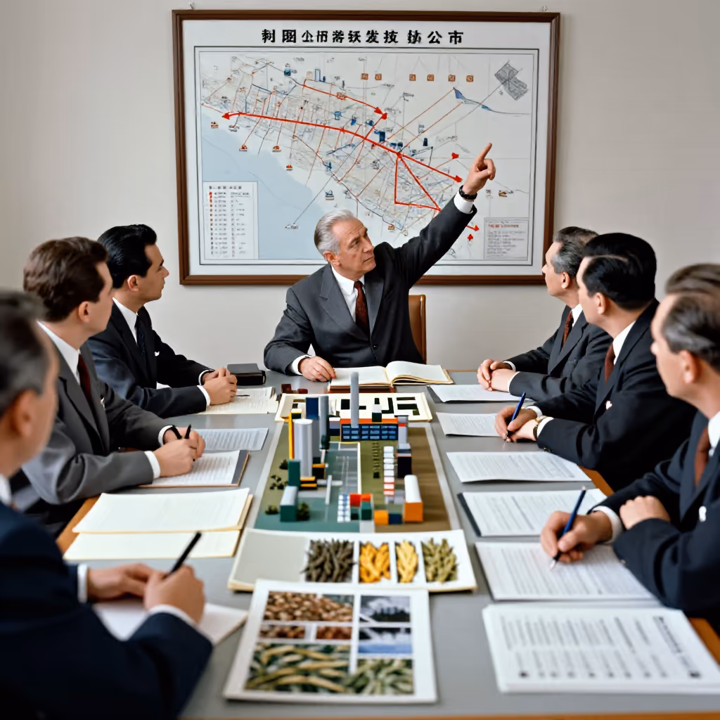 Visual example for Planwirtschaft: die Planwirtschaft