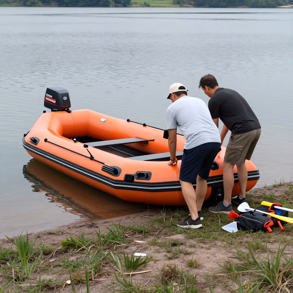 Visual example for Schlauchboot: das Schlauchboot