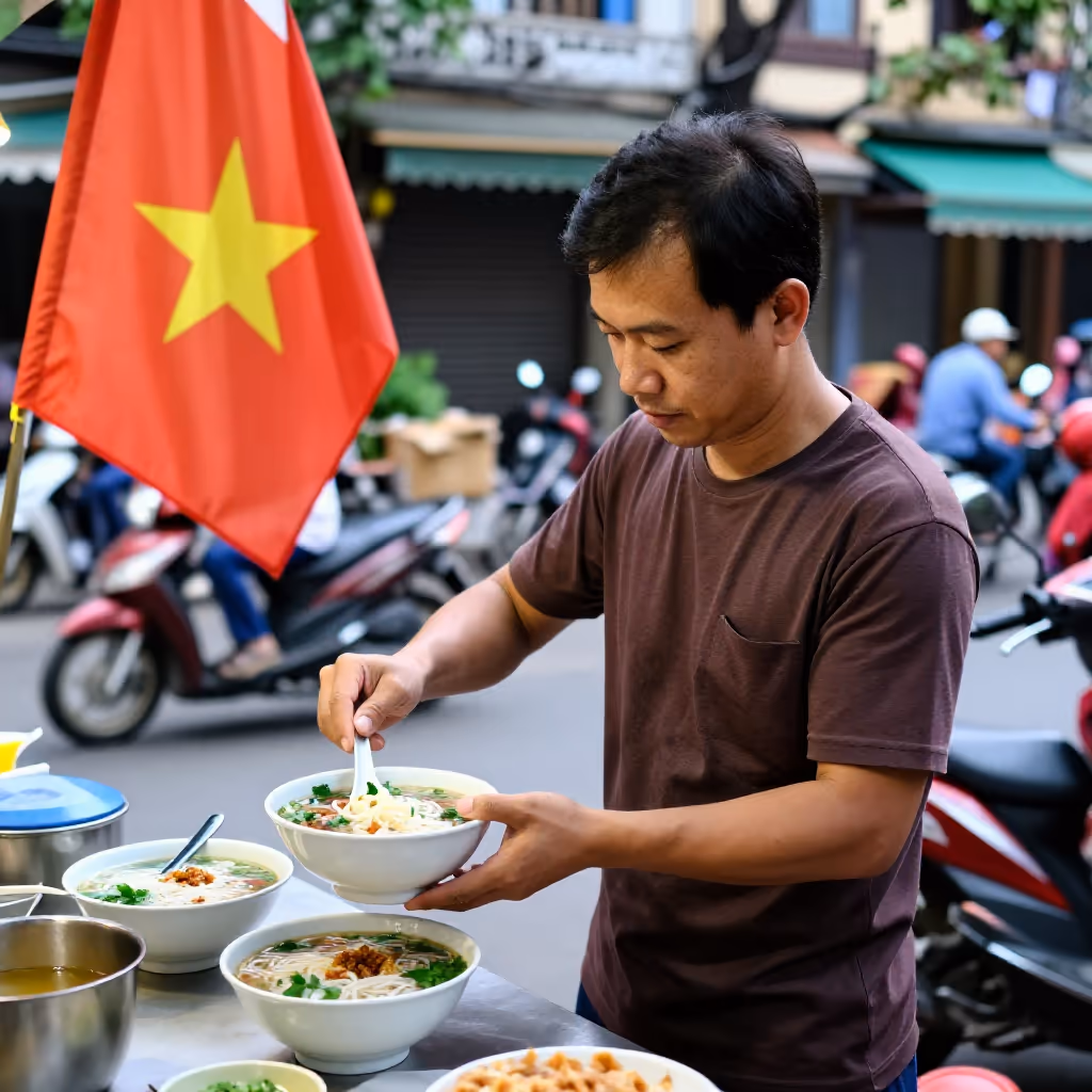 Visual example for Vietnamese: der Vietnamese