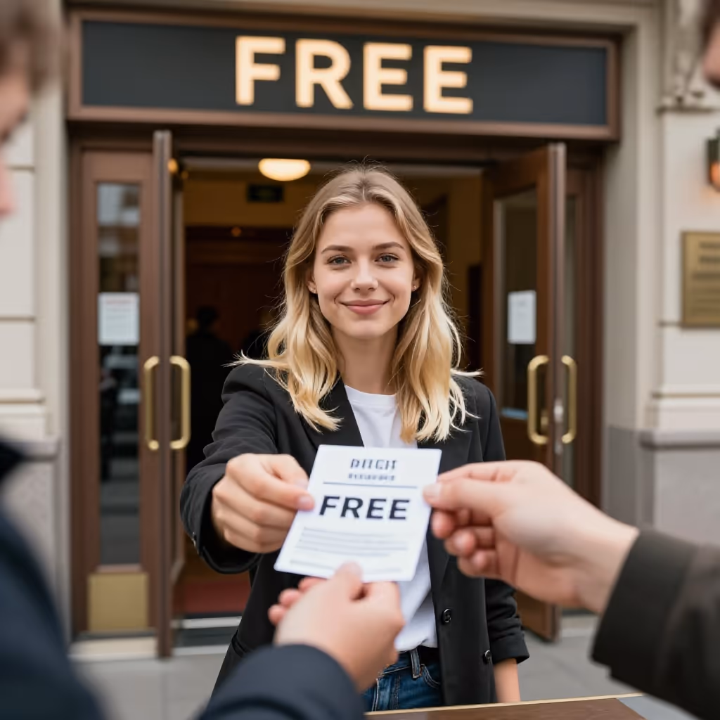 Visual example for Freikarte: die Freikarte