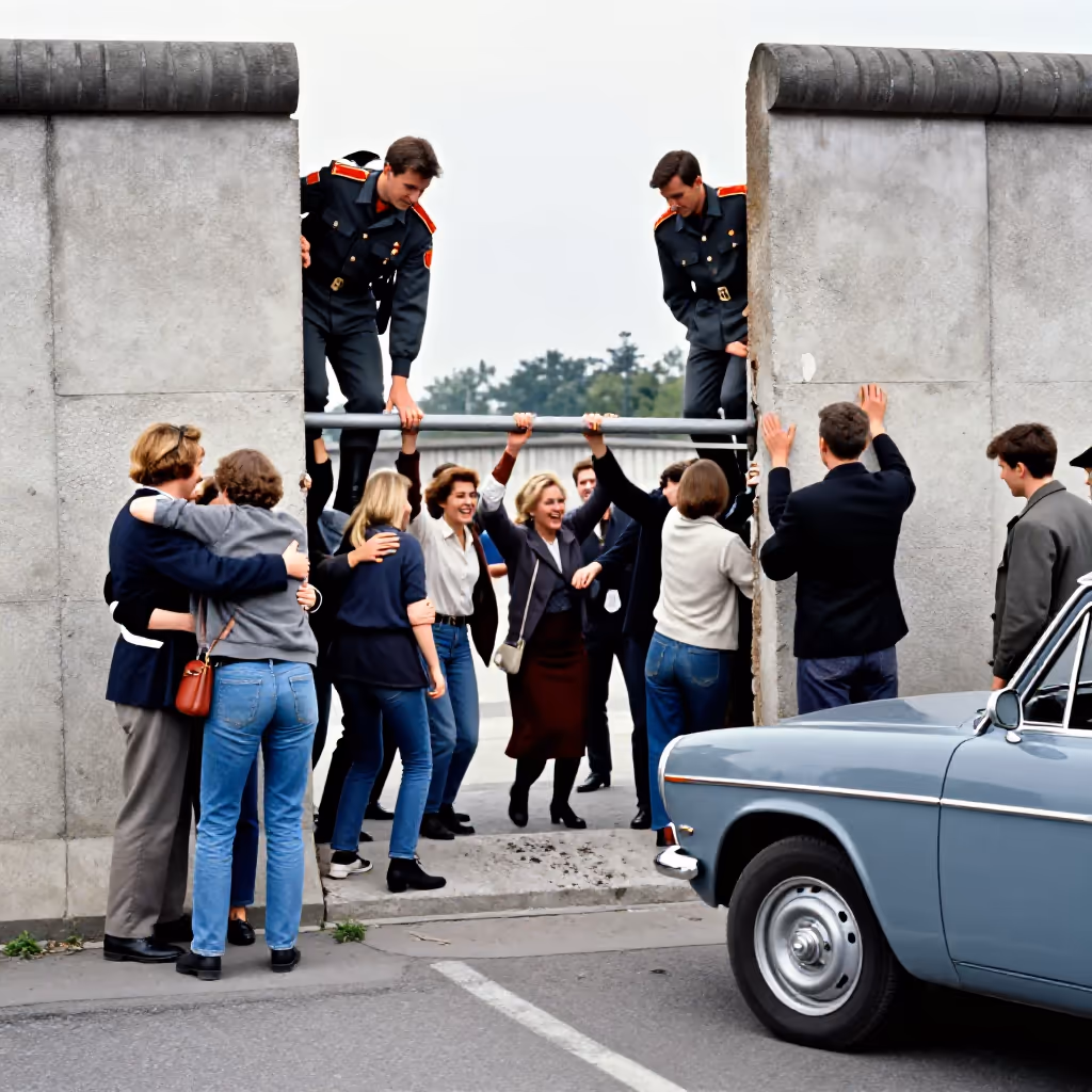 Visual example for Grenzöffnung: die Grenzöffnung