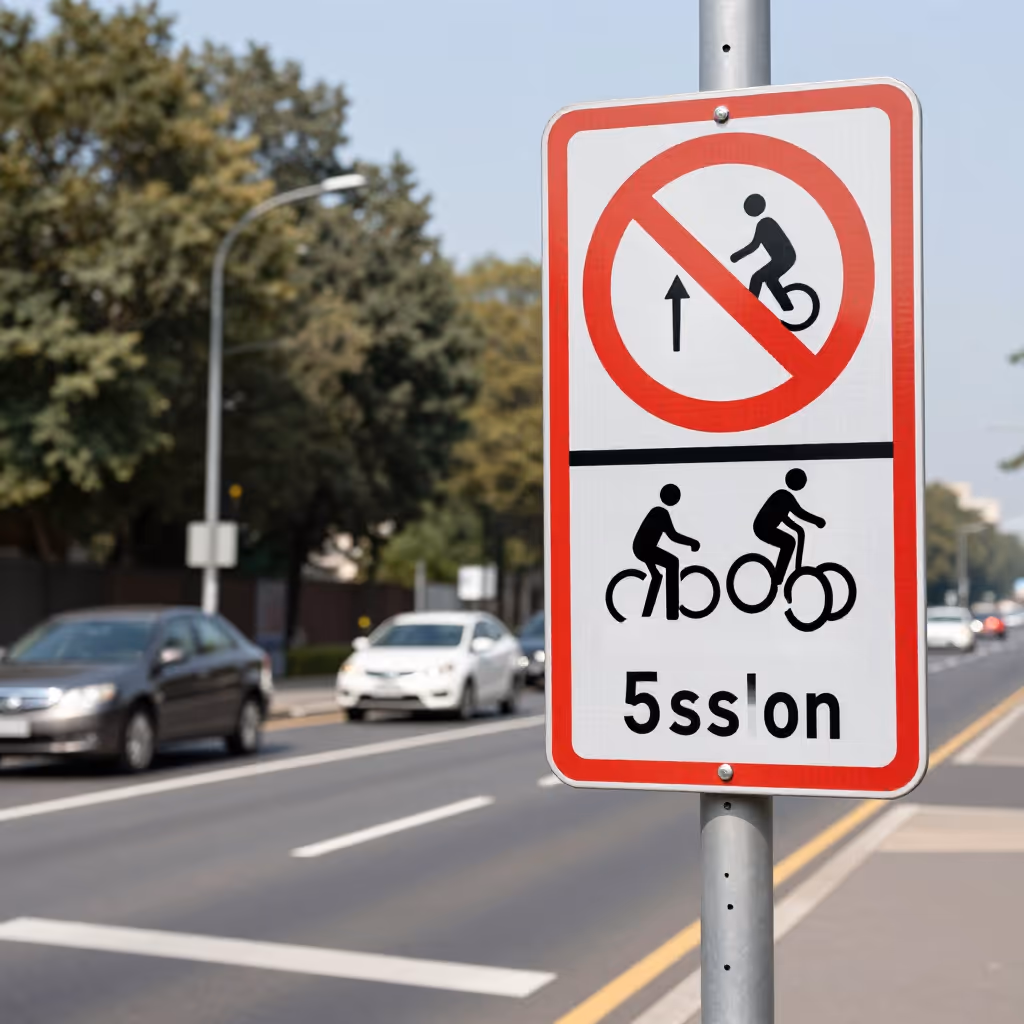 Visual example for Verkehrszeichen: das Verkehrszeichen