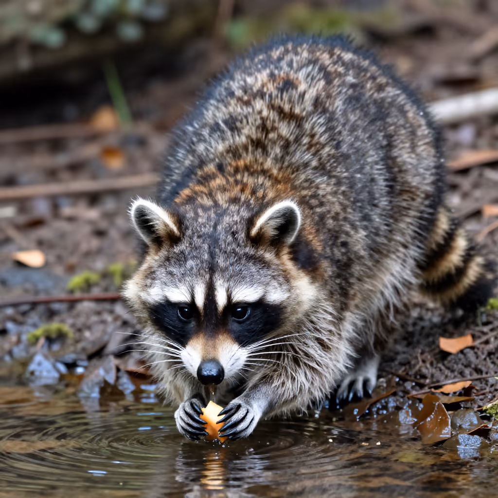 Visual example for Waschbär: der Waschbär