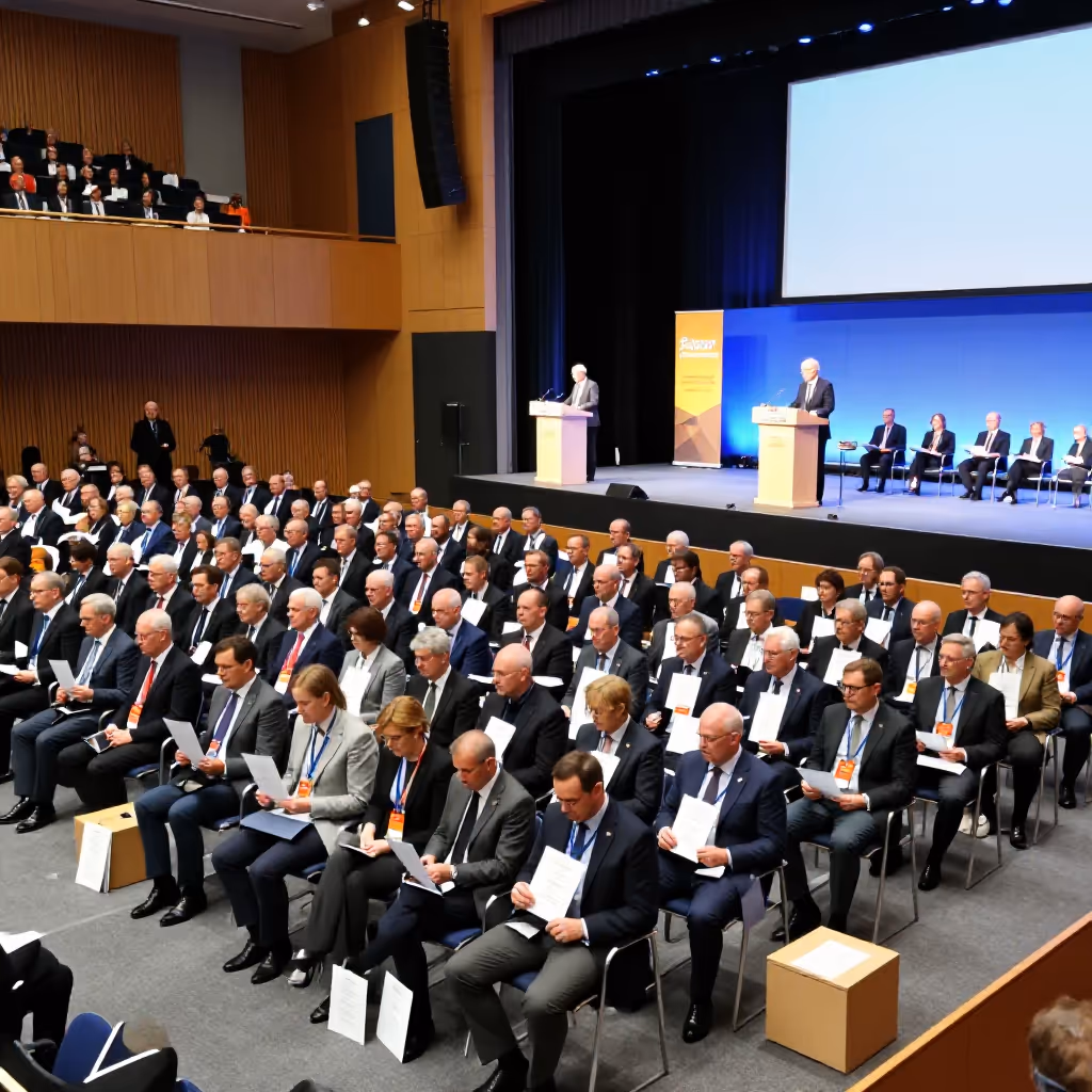Visual example for Bundesparteitag: der Bundesparteitag